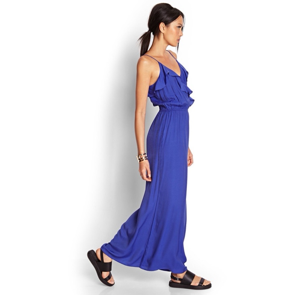 Forever21 Ruffled Maxi Dress - Picture 4 of 11